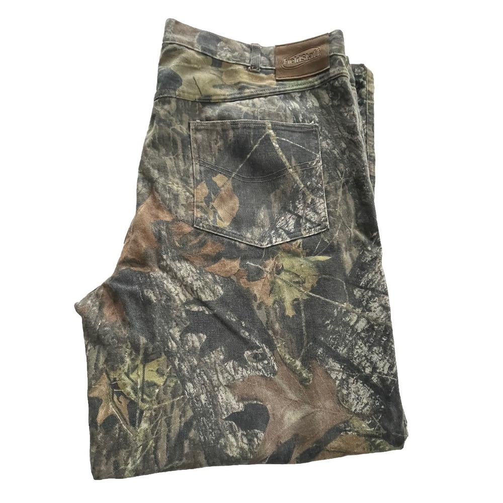 Mossy Oak FieldStaff Camo Camoflauge Pants Mens Size  44x32 Hunting Fishing